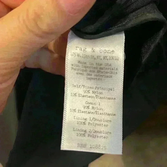 RAG & BONE CAROLA COLOR-BLOCK SHEATH DRESS SIZE  8 - Picture 13 of 14